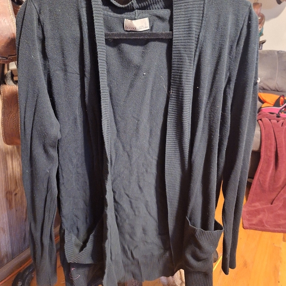 Black Cardigan Size 2X by Becool - Picture 2 of 4